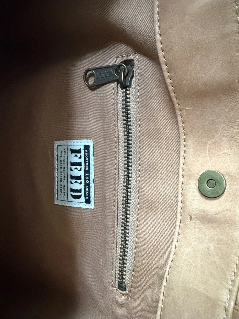 FEED Leather work bag